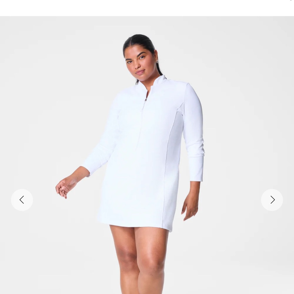 NWT SPANX White Long Sleeve Coverup Dress
